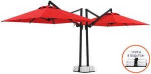 Зонт профессиональный двухкупольный 9.5х4 м Banana Plus Double 9500х4000 мм