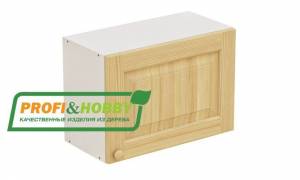 Шкаф навесной 1 дверь 600х340х360 + фасад сосна без покраски Шкаф навесной 1 дверь 600х340х360 + фасад сосна без покраски