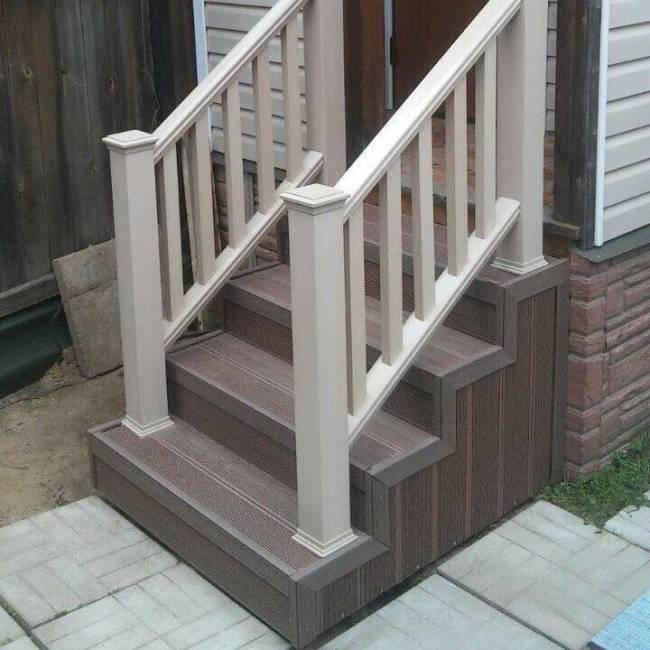 Ступень из ДПК DECKRON/DARVOLEX, 320*20*4000, венге Ступень из ДПК DECKRON/DARVOLEX, 320*20*4000, венге