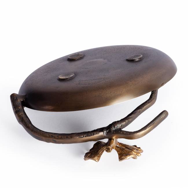 Блюдо Secret de Maison Maple2/Мапле2 (мод. 9553) алюминиевый сплав, 21,5х18х8см, латунь/золотой латунь, золото/brass, gold алюминиевый сплав