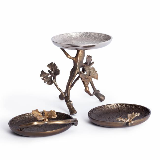 Блюдо Secret de Maison Maple2/Мапле2 (мод. 9553) алюминиевый сплав, 21,5х18х8см, латунь/золотой латунь, золото/brass, gold алюминиевый сплав