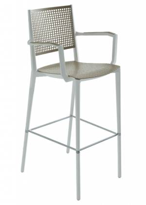 Кресло пластиковое барное Kalipa B 565х520х1160 мм