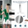 Зеркало настенное BeautyStyle 9 серый графит 138 см х 35 см