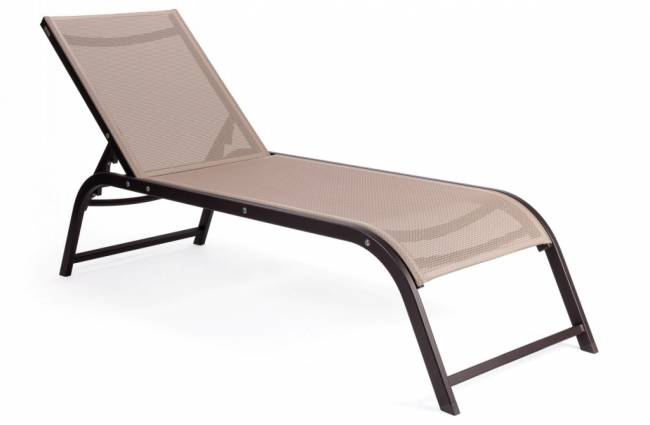 Шезлонг-лежак металлический Comfort 2080х620х400 мм Шезлонг-лежак металлический Comfort 2080х620х400 мм