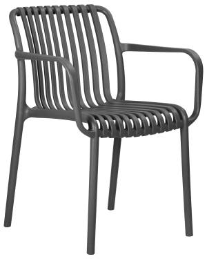 Стул обеденный DOBRIN WALTER ARM, темно-серый (GR-04) Стул обеденный DOBRIN WALTER ARM, темно-серый (GR-04)
