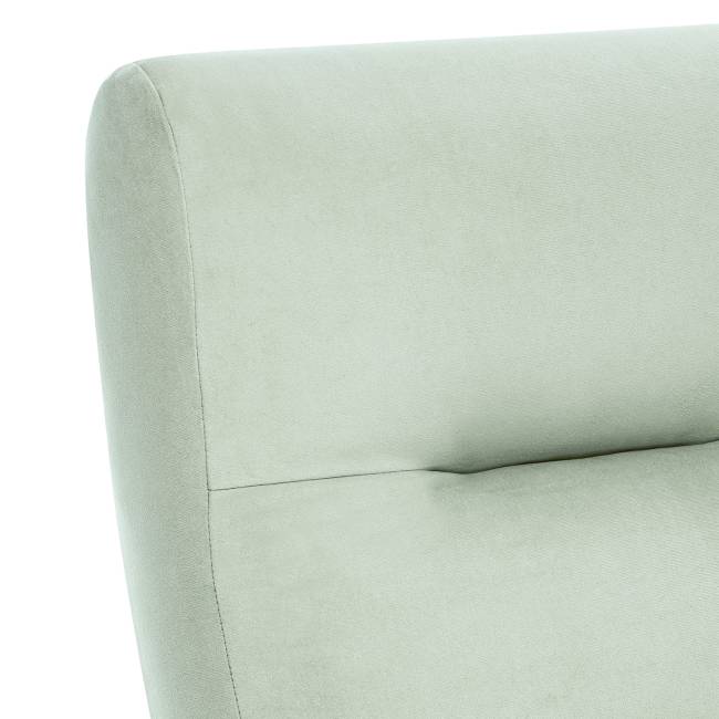 Кресло-маятник Leset Дэми Слоновая кость V14 бирюзовый