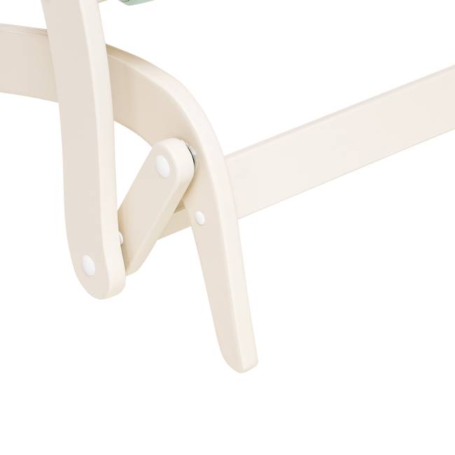 Кресло-маятник Leset Дэми Слоновая кость V14 бирюзовый