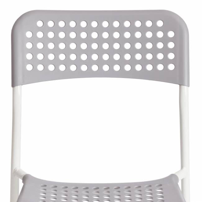 Стул ADDE (mod. C-049) металл/пластик, 39 х 49 х 78 см, Grey (серый) /White (белый) (Комплект из 8 шт.) серый, белый металл/пластик Стул ADDE (mod. C-049) металл/пластик, 39 х 49 х 78 см, Grey (серый) /White (белый) (Комплект из 8 шт.) серый, белый металл/пластик