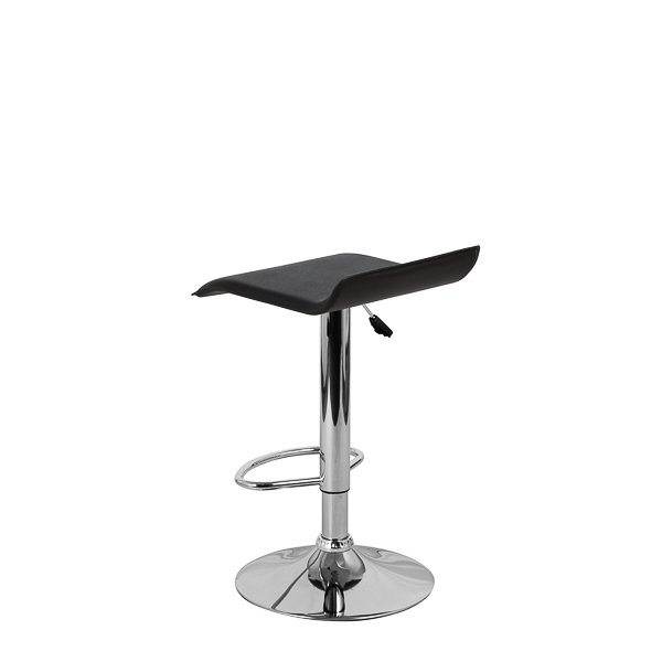 Барный стул "ВОЛНА" , черный