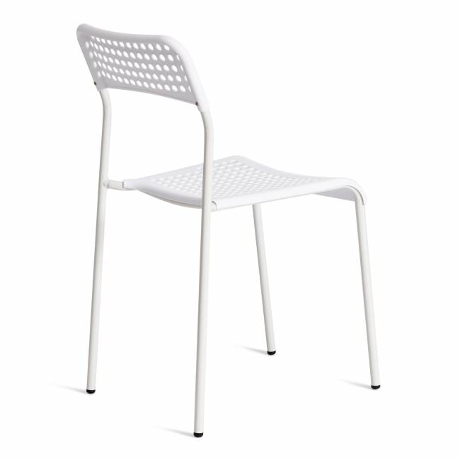 Стул ADDE (mod. C-049) металл/пластик, 39 х 49 х 78 см, White (белый) (Комплект из 8 шт.) белый металл/пластик Стул ADDE (mod. C-049) металл/пластик, 39 х 49 х 78 см, White (белый) (Комплект из 8 шт.) белый металл/пластик