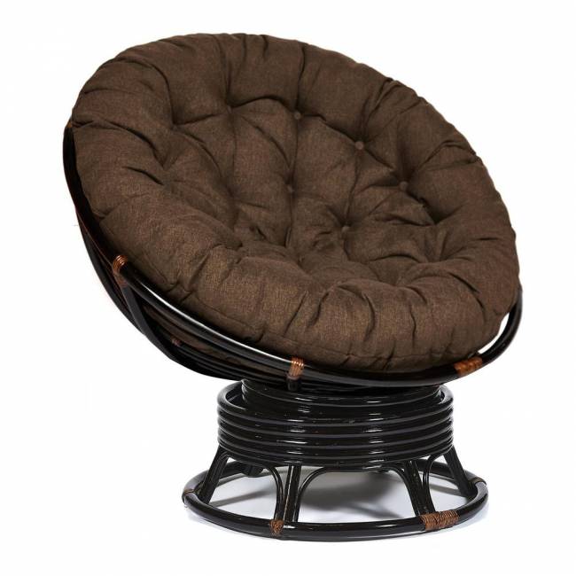 Кресло-качалка PAPASAN/ПАПАСАН w 23/01 B /с подушкой/ 115х78х104 см, Antique brown (античный черно-коричневый), ткань Коричневый, 3М7-147 Antique brown (античный черно-коричневый) Кресло-качалка PAPASAN/ПАПАСАН w 23/01 B /с подушкой/ 115х78х104 см, Antique brown (античный черно-коричневый), ткань Коричневый, 3М7-147 Antique brown (античный черно-коричневый)